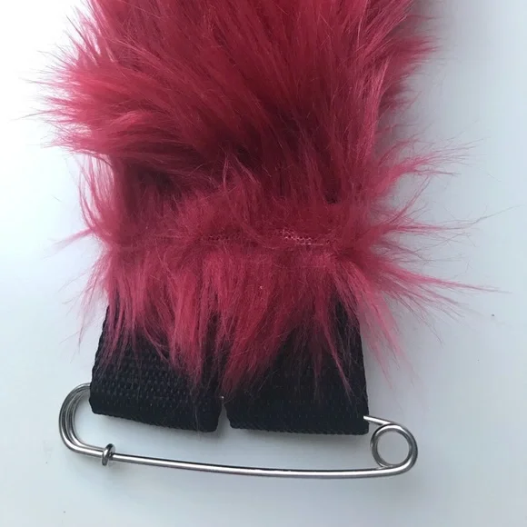 Pawstar wine red burgundy animal set ears tail - Picture 7 of 7